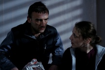 Robert Prebil, Barbara Žefran v filmu Rezina življenja (2006).