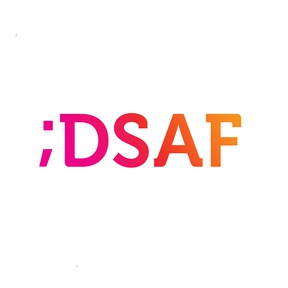 Logotip: ;DSAF - Društvo slovenskega animiranega filma