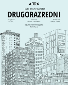 The poster for Drugorazredni (2025).