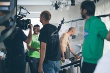 fotografija s snemanja Nazaj (2015)