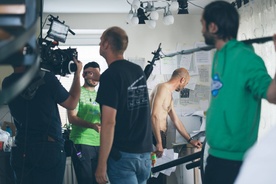 fotografija s snemanja Nazaj (2015)