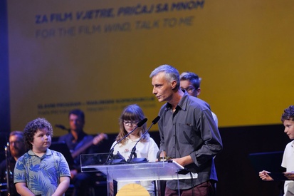 Marko Brdar na dogodku 73. Pulski Filmski Festival.