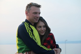 Ylenia Mahnič, Nenad Tokalić na snemanju filma Nika (2016).