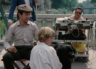 Matjaž Gruden v filmu Sreča na vrvici (1977).