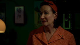 Polona Vetrih v filmu Poslušajte, gospod Marjan (2019).