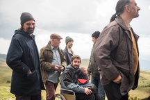 Leon Lučev na snemanju filma Muškarci ne plaču (2017).
