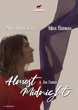 The poster for Skoraj polnoč (2020). In this photo:  Arna Hadžialjević