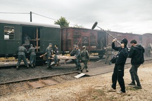 fotografija s snemanja Exodus 1945: Naša kri (2026)