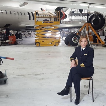 photo from set Strast do letenja (2020)