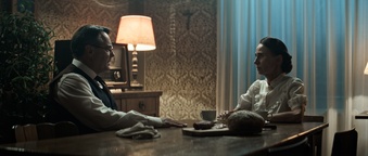 Jernej Kuntner, Alenka Tetičkovič v filmu Exodus 1945: Naša kri (2026).