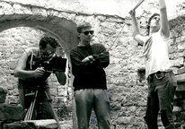 Damjan Kozole, Andrej Lupinc v filmu Remington (1989).