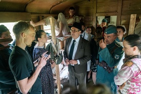 fotografija s snemanja Exodus 1945: Naša kri (2026)