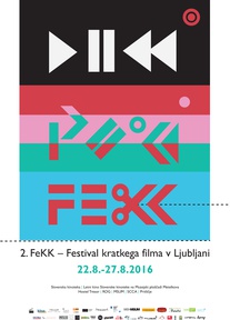Plakat: FeKK - mednarodni festival kratkega filma v Ljubljani