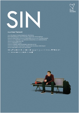 The poster for Sin (2019). In this photo:  Dino Bajrović