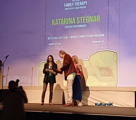 Katarina Stegnar na dogodku 1. Balkanski festival filmske režije.