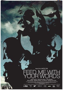 Plakat: Nahrani me z besedami (2012).