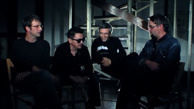 Dare Kaurič, Bojan Lapanja, Dušan Moravec, Iztok Turk v filmu Kuzle (2010).