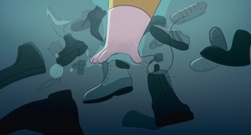 Still frame Plavutarji (s.d.)