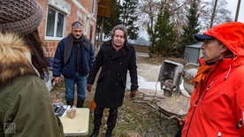 Andrej Košak on the set of Niko (2017).