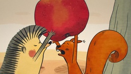 Kader iz filma Za devetimi drevesi: Jabolko spora (s.d.)