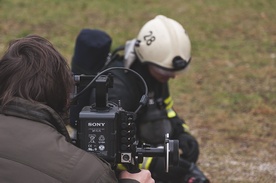fotografija s snemanja Ognjeni fantje (2015)