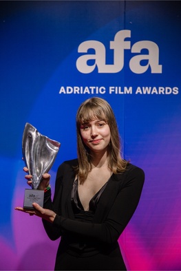 Jara Sofija Ostan at an event organized by: Adriatic Film Awards.