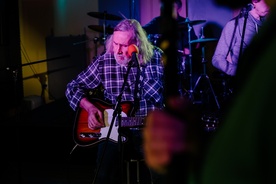 fotografija s snemanja Tudi jaz vidim (2019)