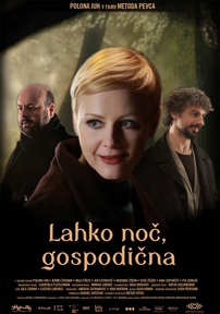 The poster for Lahko noč, gospodična (2011). In this photo:  Jan Cvitkovič, Polona Juh, Jernej Šugman