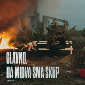 Plakat: Alo!Stari x Naja ~ Glavno, da midva sma skup (2023).