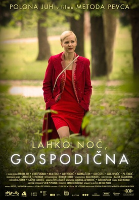 Plakat: Lahko noč, gospodična (2011). Na fotografiji: Polona Juh