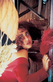 Nataša Barbara Gračner on the set of Carmen (1995).