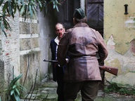 Marko Sosič, Gregor Zorc na snemanju filma Piran - Pirano (2010).