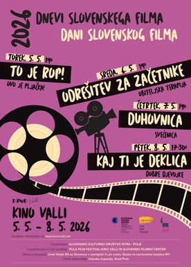 Plakat: Dnevi slovenskega filma 2026