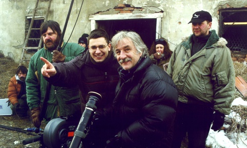 Stefan Arsenijević, Vilko Filač na snemanju filma (A)torzija (2002).