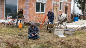 Aleksandra Balmazović, Julij Kump, Vladimir Vlaškalić na snemanju filma Niko (2017).