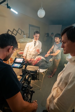 fotografija s snemanja Exodus 1945: Naša kri (2026)