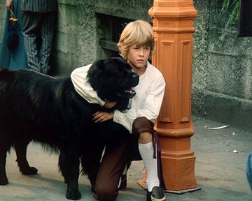 Matjaž Gruden na snemanju filma Sreča na vrvici (1977).