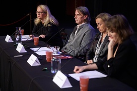 Nataša Bučar, Bojan Labović, Tjaša Smrekar, Veronika Zakonjšek na dogodku 28. Festival slovenskega filma.