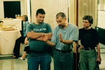 fotografija s snemanja Ruševine (2004)