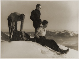 Archival image of Milan Gostiša, Pavla Jesih, Bogomir Kajzelj used in Pozabljeni: Pavla Jesih (2015).
