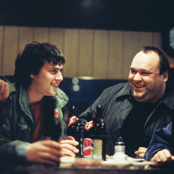 Valter Dragan, Aljoša Kovačič, Peter Musevski, Primož Petkovšek v filmu Rezervni deli (2003).