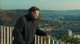 Drago Jančar v filmu Pisatelj in mesto (2012).