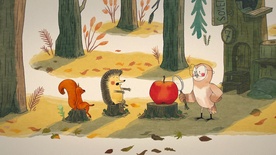 Za devetimi drevesi: Jabolko spora (s.d.)