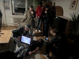 photo from set Podboj (2025)
