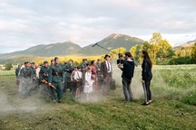 fotografija s snemanja Exodus 1945: Naša kri (2026)