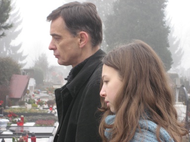 Enya Belak, Igor Samobor na snemanju filma Every Breath You Take (2007).