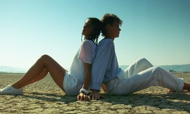 David Sluga, Kaja Štiglic v filmu Poletje v školjki (1986).