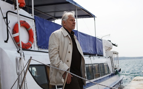 Boris Cavazza on the set of Piran - Pirano (2010).