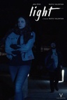 The poster for Light (2024). In this photo:  Matic Valentan, Ana Špes