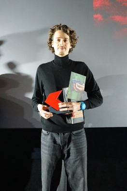 Jan Krevatin na dogodku K3 Film Festival.